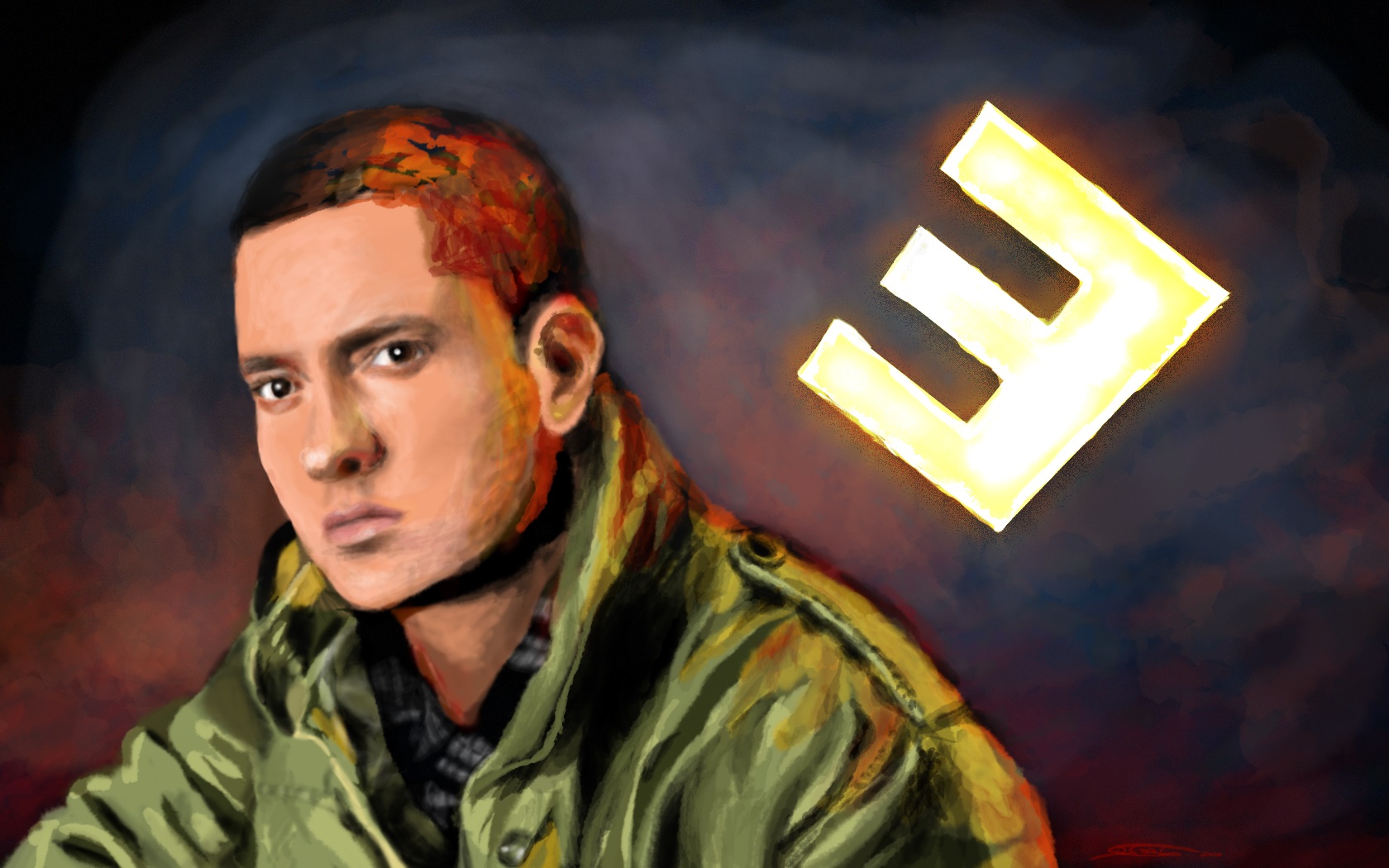 Eminem portrait by Darian Cabot