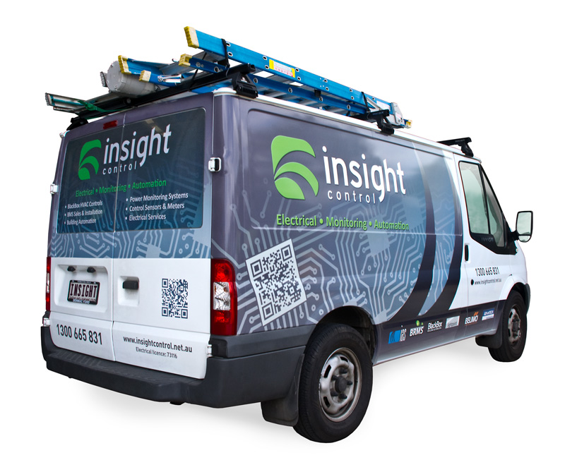 Insight Controi vehicle wrap