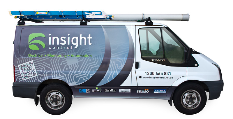 Insight Controi vehicle wrap side view