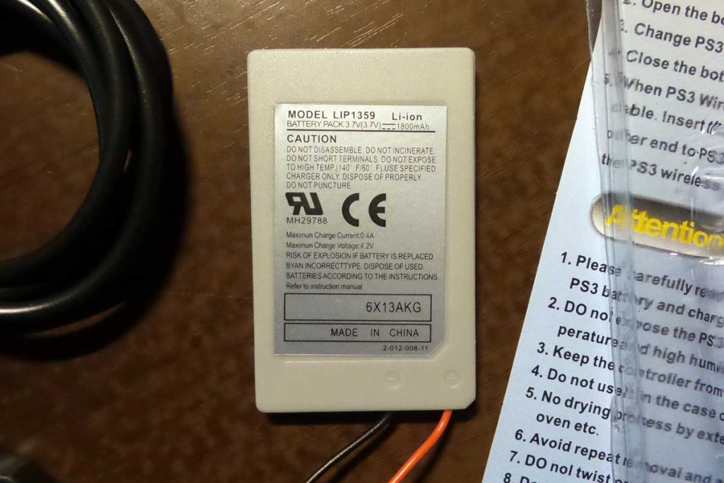 PS3 LIP1359 battery from eBay