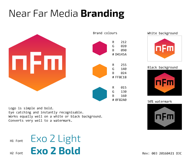NFM branding details