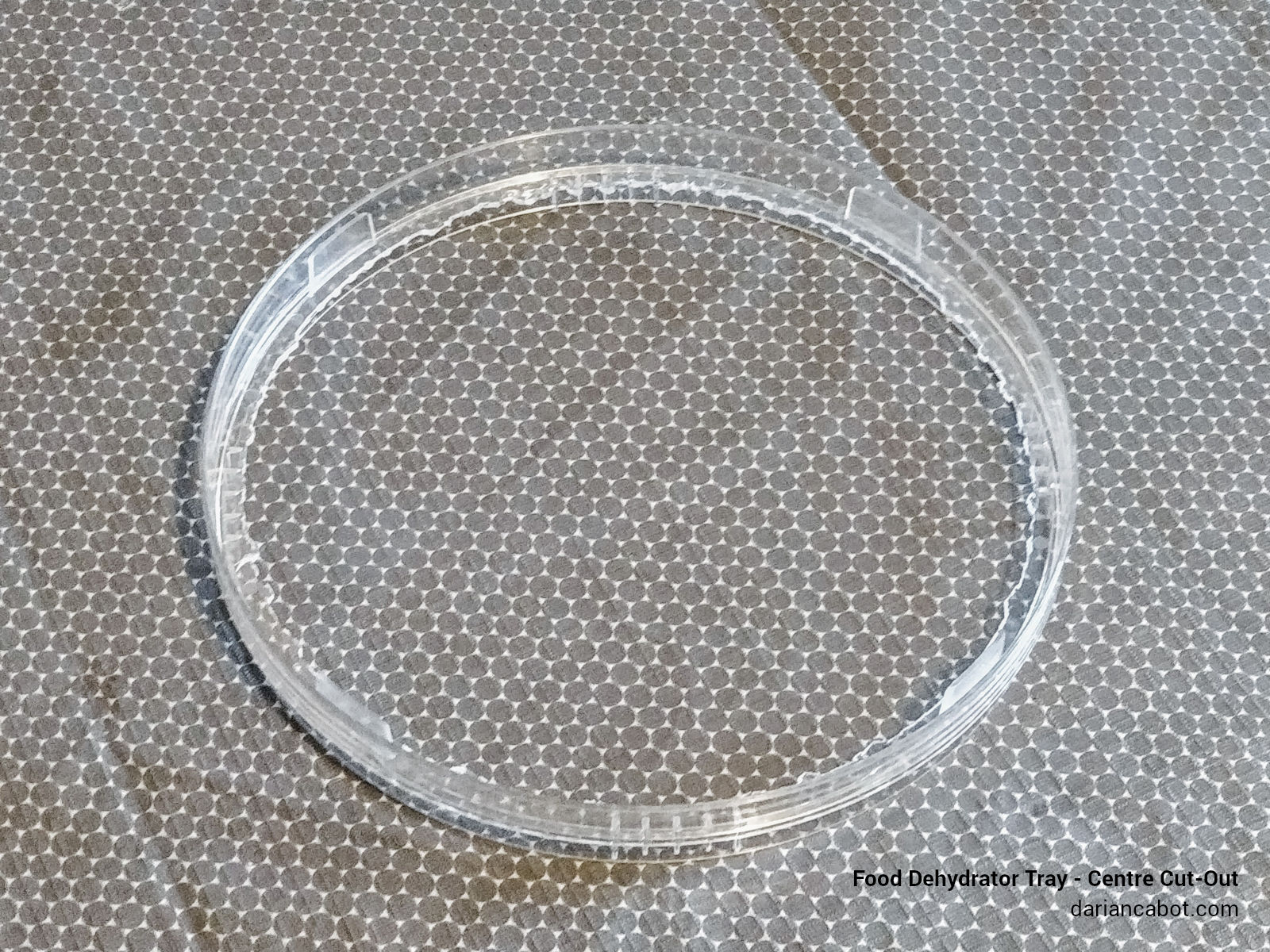 Filament Dryer Tray - Centre Cut-Out
